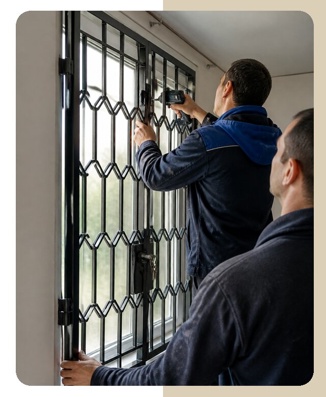 Установка распашных решеток в Ленинске-Кузнецком цена от 6644 р. | ДвериЛегко-Лнн